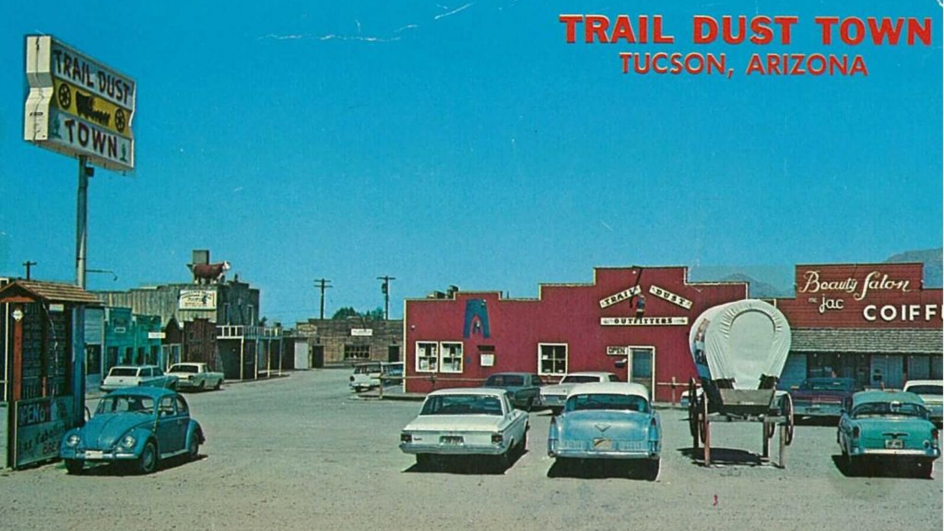 Trail Dust Town postcard